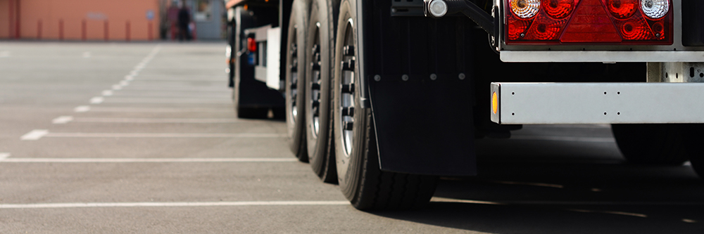 Tires of a freight truck